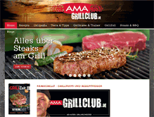 Tablet Screenshot of amagrillclub.at